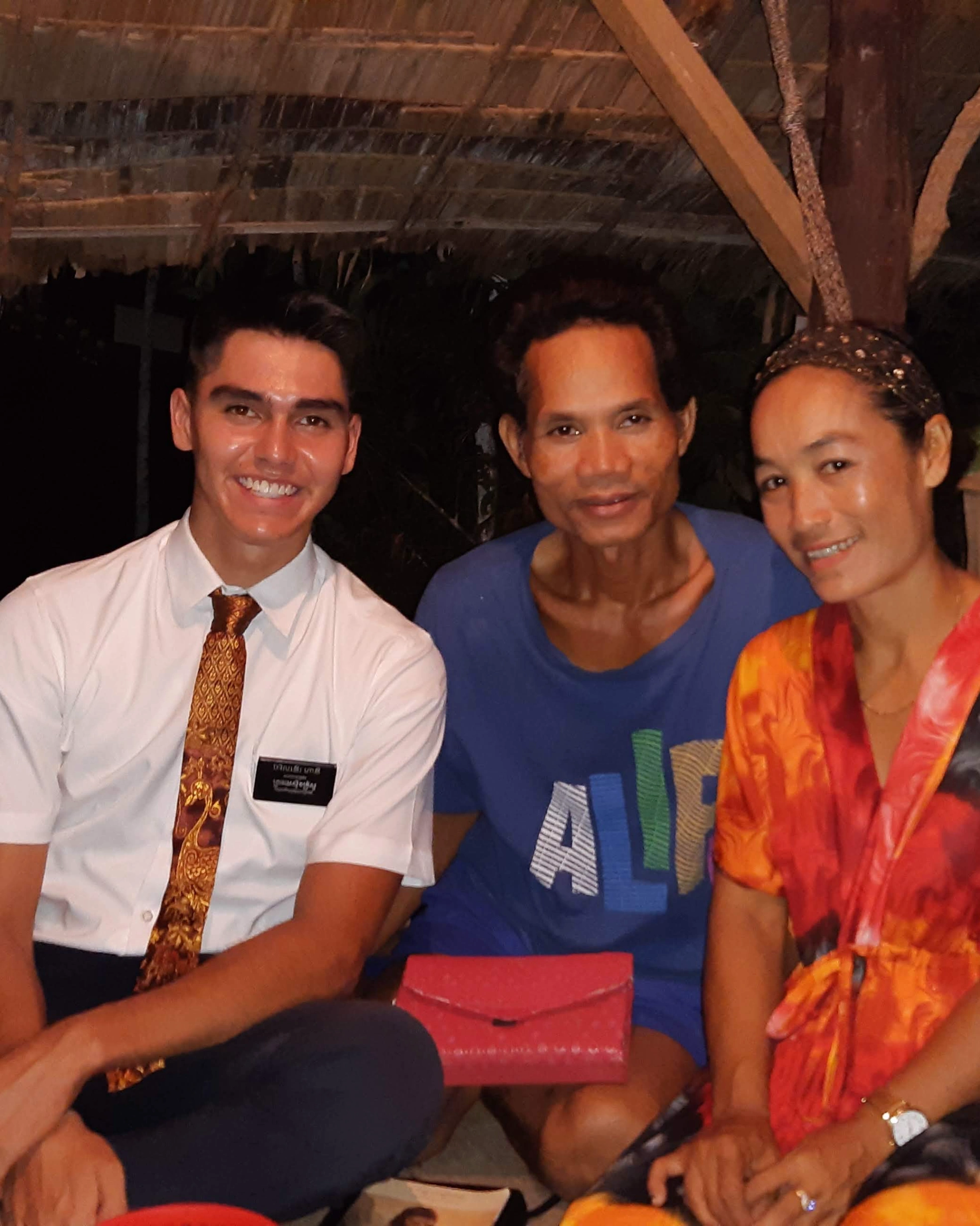 Evan on his mission in Cambodia